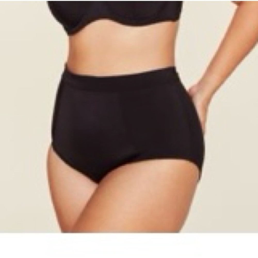 Adore Me Black swimsuit bottom vivien contour plus 3x new with tags never worn